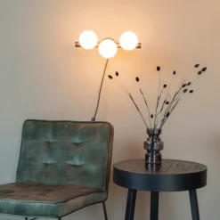 Wandlamp Monique 3-lamps, kleur Wit