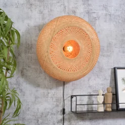 Wandlamp Palawan 60cm, Bamboe