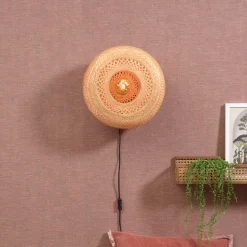 Wandlamp Palawan 40cm, Bamboe