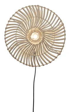 Wandlamp Zanzibar Rotan, 40cm