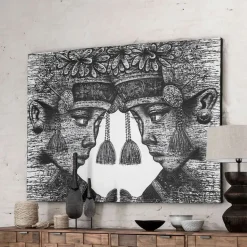 Wandpaneel Balinese Twins 110 x 150cm