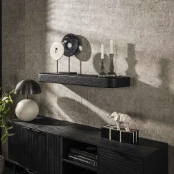 Wandplank Doria Liquid metal