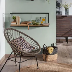 Wandrek Elisha 90cm, kleur Zwart