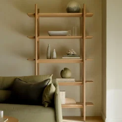 Wandrek PI Geolied Eikenhout, 187 x 110cm, kleur Naturel