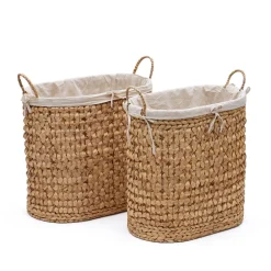 Wasmand Tressa Natuurvezel, Set van 2 stuks