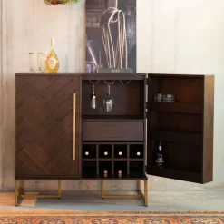 Wijnkast Class Hout, 100 x 100cm