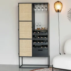 Wijnkast Richie Webbing, Voor 16 flessen