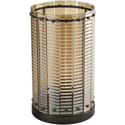 Windlicht Crane 40cm, kleur Bruin