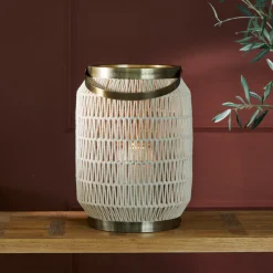 Windlicht San José Katoenen touw, 56cm