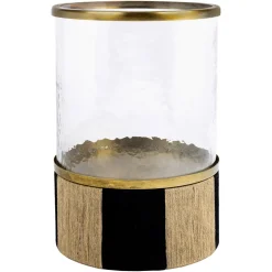 Windlicht Sas 32cm, kleur Brass antique