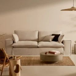 3-zits Bank Anarela Linnen, 280cm