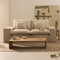 2-zits Bank Anarela Linnen, 240cm