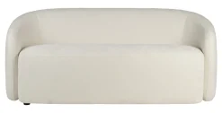2-zits Bank Andrae Bouclé, kleur Wit