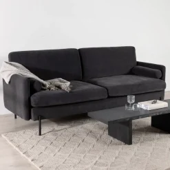 3-zits Bank Janara Velvet, 210cm