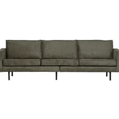 3-zits Bank Rodeo Structure Velvet, kleur Frost