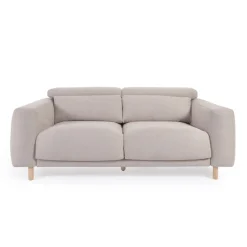 3-zits Bank Singa Chenille, kleur Beige