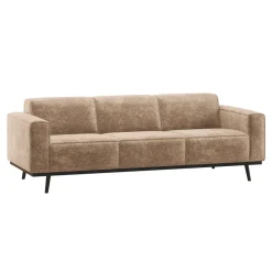 3-zits Bank Statement Velvet Chenille, kleur Taupe