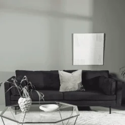 3-zits Bank Tylan Linnenmix, kleur Zwart