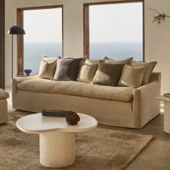 3-zits Bank Zenira kleur Beige