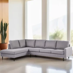 3-zits Hoekbank Jeno kleur Grijs