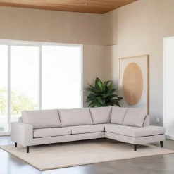 3-zits Hoekbank Yuridia kleur Grijs