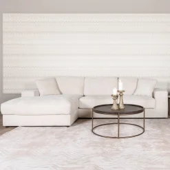 2,5-zits Loungebank Santos Chenille, kleur Beige