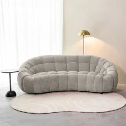 3-zits Organische Bank Cloud Elite stof, 238cm