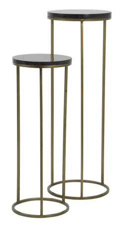 Zuil Sobrina Set van 2 stuks, kleur Antiek Brons