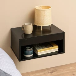 Zwevend Nachtkastje Daeg Met 1 lade en open vak