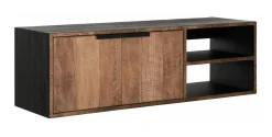 Zwevend TV-meubel Cosmo Teakhout
