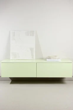 Zwevend TV-meubel Ericka MDF, 160cm